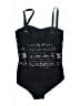 Unbranded Tweed Black One Piece Swimsuit Size LgEstimated - photo 2