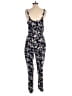 B Collection by Bobeau Floral Blue Jumpsuit Size M - photo 2