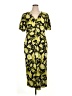 oasis Tropical Yellow Casual Dress Size XL - photo 1