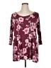 Crepas Burgundy 3/4 Sleeve Top Size XL (estimated) - photo 1