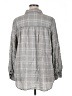 Caffé Marrakesh Houndstooth Gray Long Sleeve Button-Down Shirt Size XL - photo 2