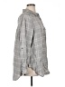 Caffé Marrakesh Houndstooth Gray Long Sleeve Button-Down Shirt Size XL - photo 4