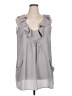 Daniel Rainn 100% Polyester Gray Sleeveless Blouse Size XL - photo 1