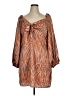 Boohoo 100% Polyester Orange Casual Dress Size 14 - photo 1
