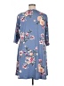 Nine Britton Floral Blue Casual Dress Size 1X - photo 2