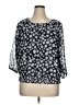 Cathy Daniels 100% Polyester Gray 3/4 Sleeve Blouse Size XL - photo 1