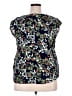 Ann Taylor LOFT 100% Viscose Blue Sleeveless Blouse Size XXL - photo 2