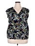 Ann Taylor LOFT 100% Viscose Blue Sleeveless Blouse Size XXL - photo 1