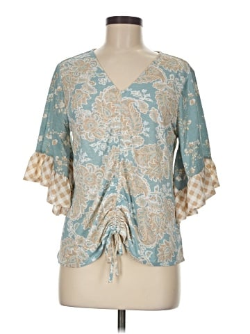 Cato 3/4 Sleeve Blouse (view 1)