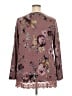 Blue Island Burgundy Long Sleeve Blouse Size XXL - photo 2