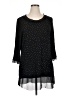 Belldini Black 3/4 Sleeve Blouse Size 1X - photo 1