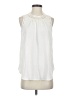 Ann Taylor 100% Polyester Ivory Sleeveless Blouse Size XS - photo 1