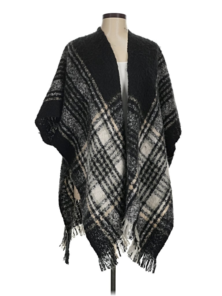 Pre-owned Nine West Poncho In Black