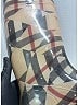 Burberry Brown Tan Abstract Check Rubber Rain Boots Size EU 40 - photo 4