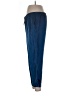 Josie Natori Solid Blue Track Pants Size L - photo 5
