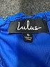 Lulus 100% Polyester Blue Cocktail Dress Size S - photo 7