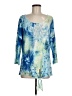 B.l.e.u. Blue Long Sleeve Blouse Size M - photo 1