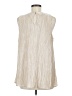 A New Day 100% Polyester Ivory Sleeveless Blouse Size M - photo 2