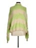Missguided Chevron-herringbone Green Poncho Size M - photo 1