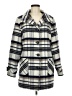 Charlie Plaid Gray Coat Size M - photo 1