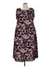 Studio 1 100% Polyester Paisley Black Casual Dress Size 24 - photo 1