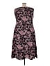 Studio 1 100% Polyester Paisley Black Casual Dress Size 24 - photo 2