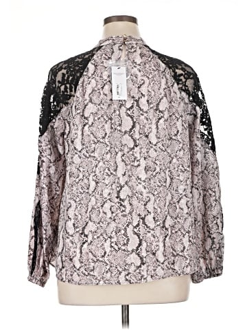 Bold Elements Long Sleeve Blouse (view 2)