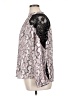 Bold Elements 100% Polyester Silver Long Sleeve Blouse Size XL - photo 5