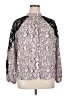 Bold Elements 100% Polyester Silver Long Sleeve Blouse Size XL - photo 1
