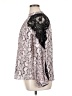Bold Elements 100% Polyester Silver Long Sleeve Blouse Size XL - photo 5