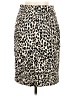 Calvin Klein 100% Polyester Animal Print Ivory Casual Skirt Size 6 - photo 2