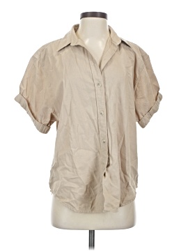 Denim Forum Short Sleeve Blouse