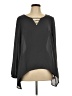 Juicy Couture 100% Polyester Gray Long Sleeve Blouse Size L - photo 1