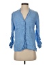 Zara Blue 3/4 Sleeve Blouse Size S - photo 1