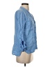 Zara Blue 3/4 Sleeve Blouse Size S - photo 4