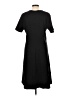Lands' End Solid Black Casual Dress Size L - photo 2
