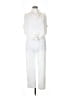 Amanda Uprichard 100% Polyester Solid White Jumpsuit Size XL - photo 1