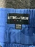 Buttons and Thread 100% Cotton Solid Blue Shorts Size 3-6 mo - photo 3