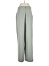 Max Studio 100% Polyester Solid Green Dress Pants Size M - photo 2