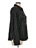 Adrienne Vittadini Polka Dots Black Long Sleeve Blouse Size L - photo 4