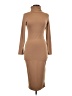 Unbranded Solid Tan Casual Dress Size M - photo 1