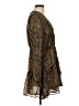 MNG 100% Polyester Animal Print Brown Cocktail Dress Size 6 - photo 4