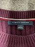 Tommy Hilfiger Chevron-herringbone Burgundy Pullover Sweater Size L - photo 7
