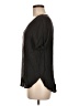 H&M 100% Viscose Black Short Sleeve Blouse Size 8 - photo 5
