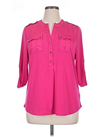 Carmen Carmen Marc Valvo 3/4 Sleeve Blouse (view 1)