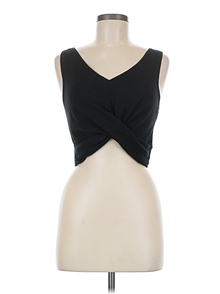 Pre-owned Mind Code Sleeveless Top Black Sweetheart Neckline Tops