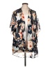 Emory Park 100% Polyester Blue Kimono Size L - photo 1