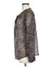 Ann Taylor LOFT Gray Long Sleeve Blouse Size M - photo 5