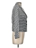 T. Milano 100% Polyester Houndstooth Gray Blazer Size 10 - photo 4