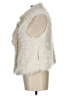 SELF E 100% Polyester Ivory Faux Fur Vest Size L - photo 5
